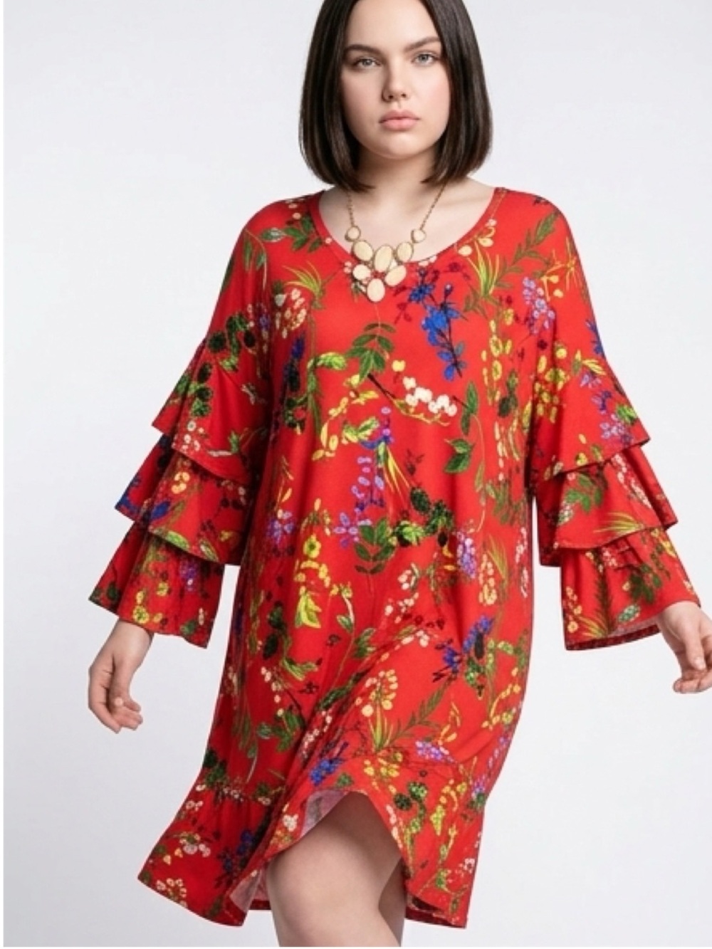 Chelsea & Theo 3X Fab Artistic Statement Dress